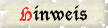 Wichtiger Hinweis - bitte lesen!